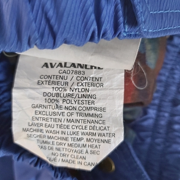 🍄3/50$🍄 Vintage Avalanche winter warmer short size XS - Picture 5 of 6